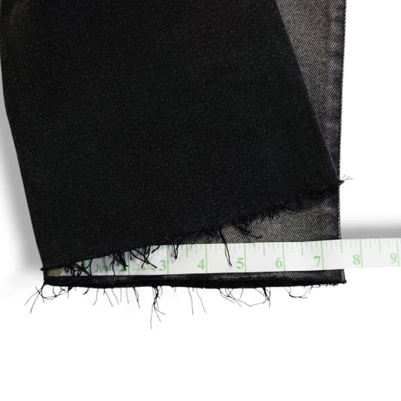NWT Pistola Lennon Crossover High Rise Crop Boot Jeans Sz. 27x27 Black Gray - Picture 12 of 13